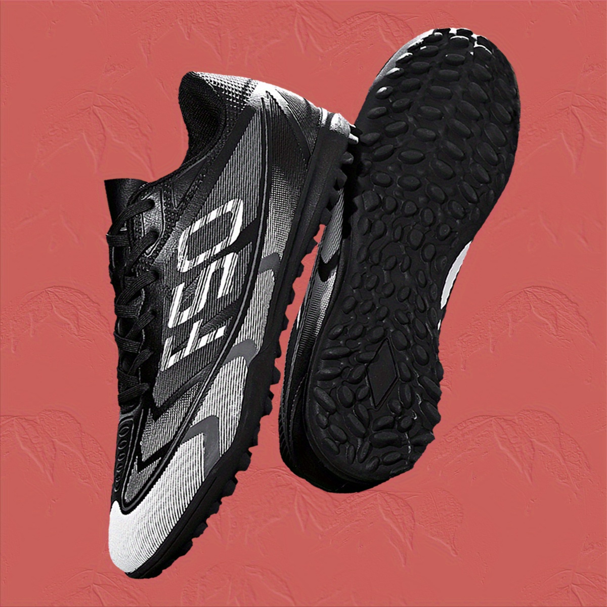 sneakers breathable mens tf soccer cleats outdoor sports shoes wear resistant and anti slip providing superior grip   protecting ankles durable rubber outsole suitable for   multiple colors   a must have for fans