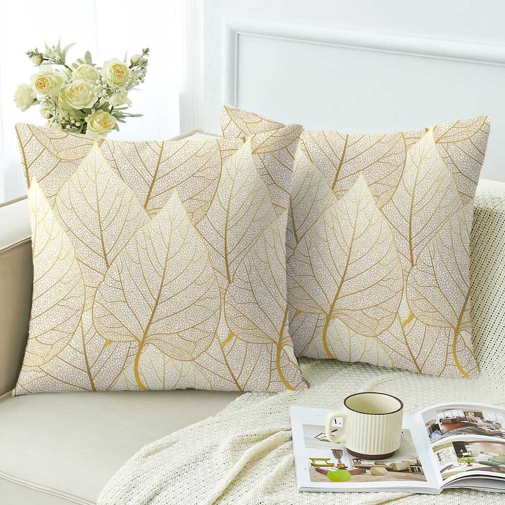 TEMU 2d Printing 2pcs Light Luxury Pillow Covers, Nordic Style Living Room Sofa Cushion Covers Bedroom Backrest Covers Waist Pillow Covers, Suitable