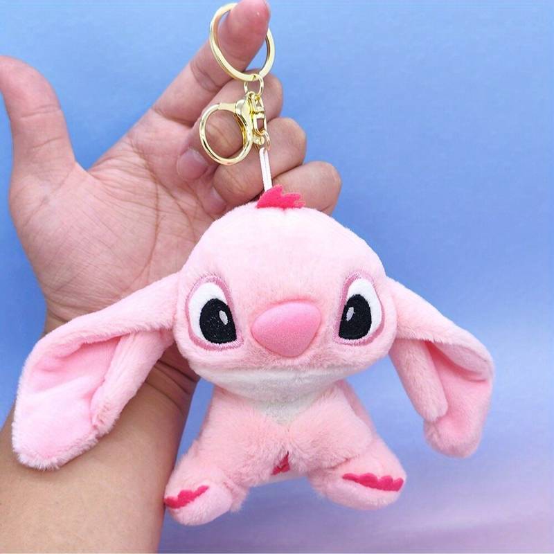 2 Pendentifs Nuage En Peluche – Porte-clés Ou Décoration De Sac, Blanc Et Rose