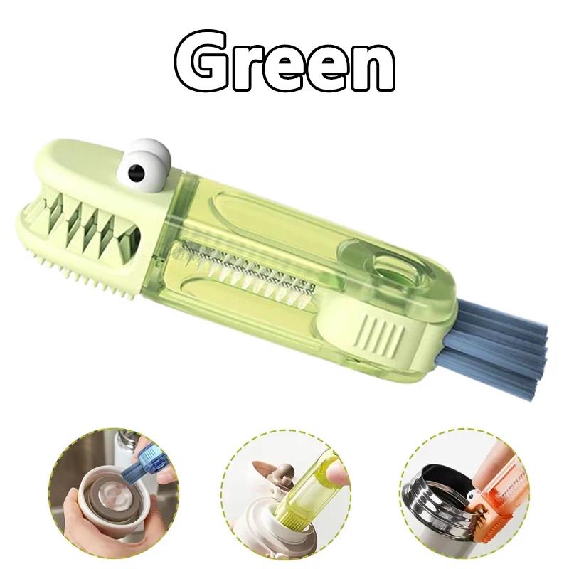 TEMU Spazzola per la pulizia multifunzionale 3 in 1 per bottiglie, tazze, coperchi, , cannucce, strumenti per la pulizia e della cucina