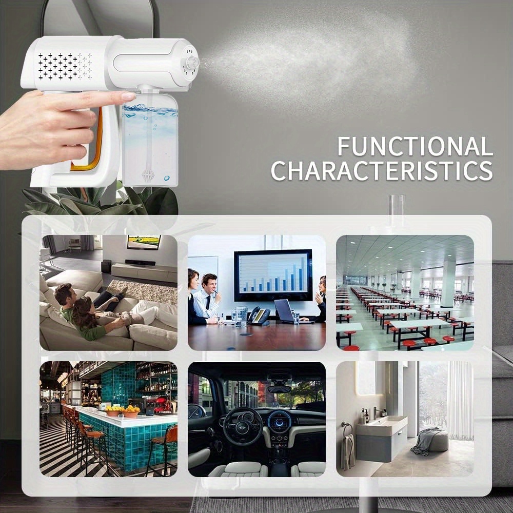 TEMU Household Spray, Insect Repellent Spray, Spray Atomization, Portable Professional Nano Spray Disinfection Atomizer: Rechargeable Atomizer And