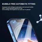 pack of 4 9h hardness ultra clear tempered film for iphone 11 12 13 series smooth hd transparent shield with side guard plate security