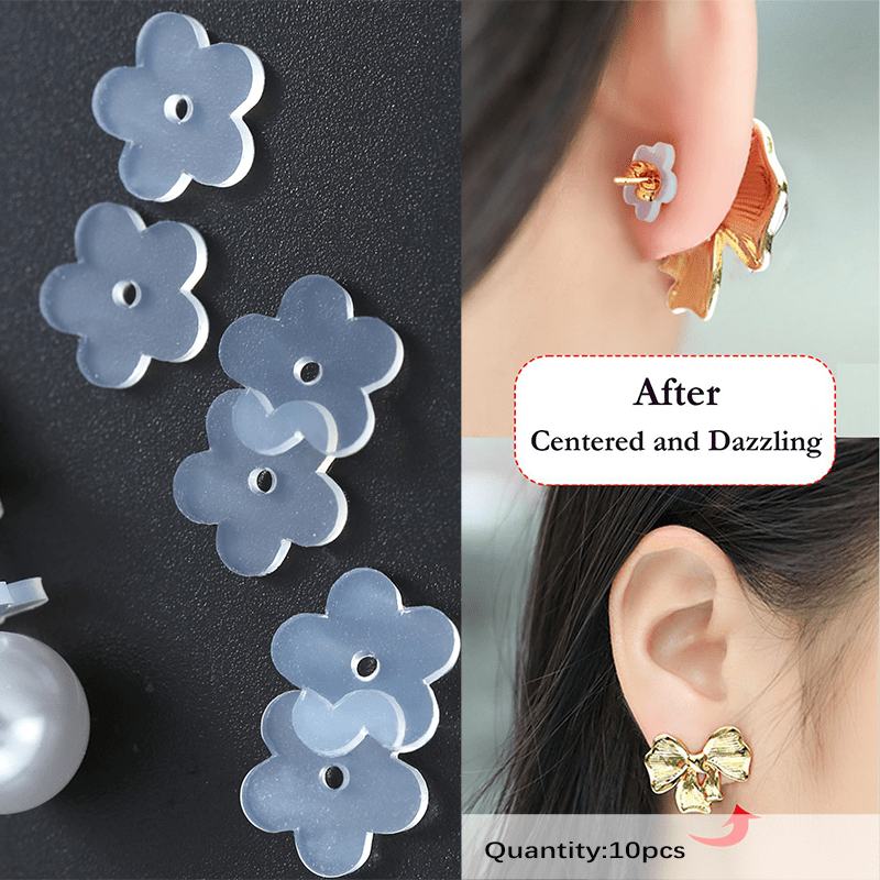 Lobe Support Patches For Earrings - Comfortable And Hypoallergenic Earring Backs For Ears - Prevents Stretching And Tearing