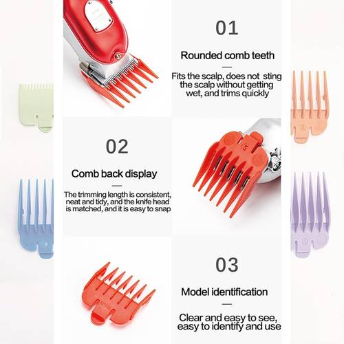 10pcs compatible hair cutting guides combs 1 16 to 1 with organizer professional replacement attachment set