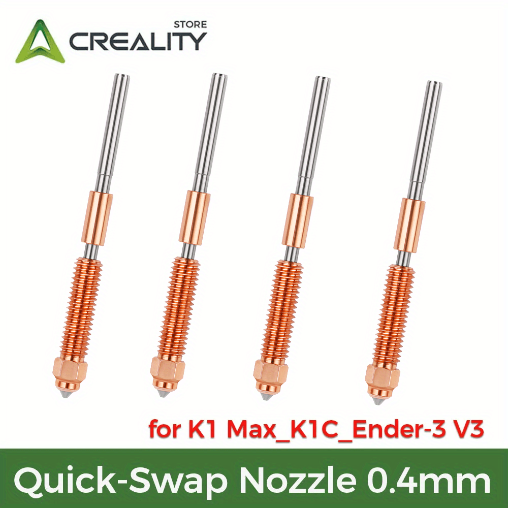 

1pc Creality Unicorn 0.4mm - Nozzle For K1 Max, K1c, Ender-3 V3, - , , Upgraded , No Battery Required