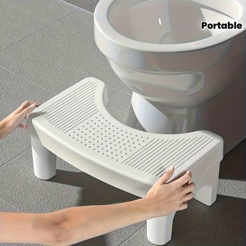 toilet rest adult toilet stool detachable rest plastic thickened non slip rest squatting aid for toilets household rest suitable for use portable toilet stool toilet aid suitable for room types easy to clean
