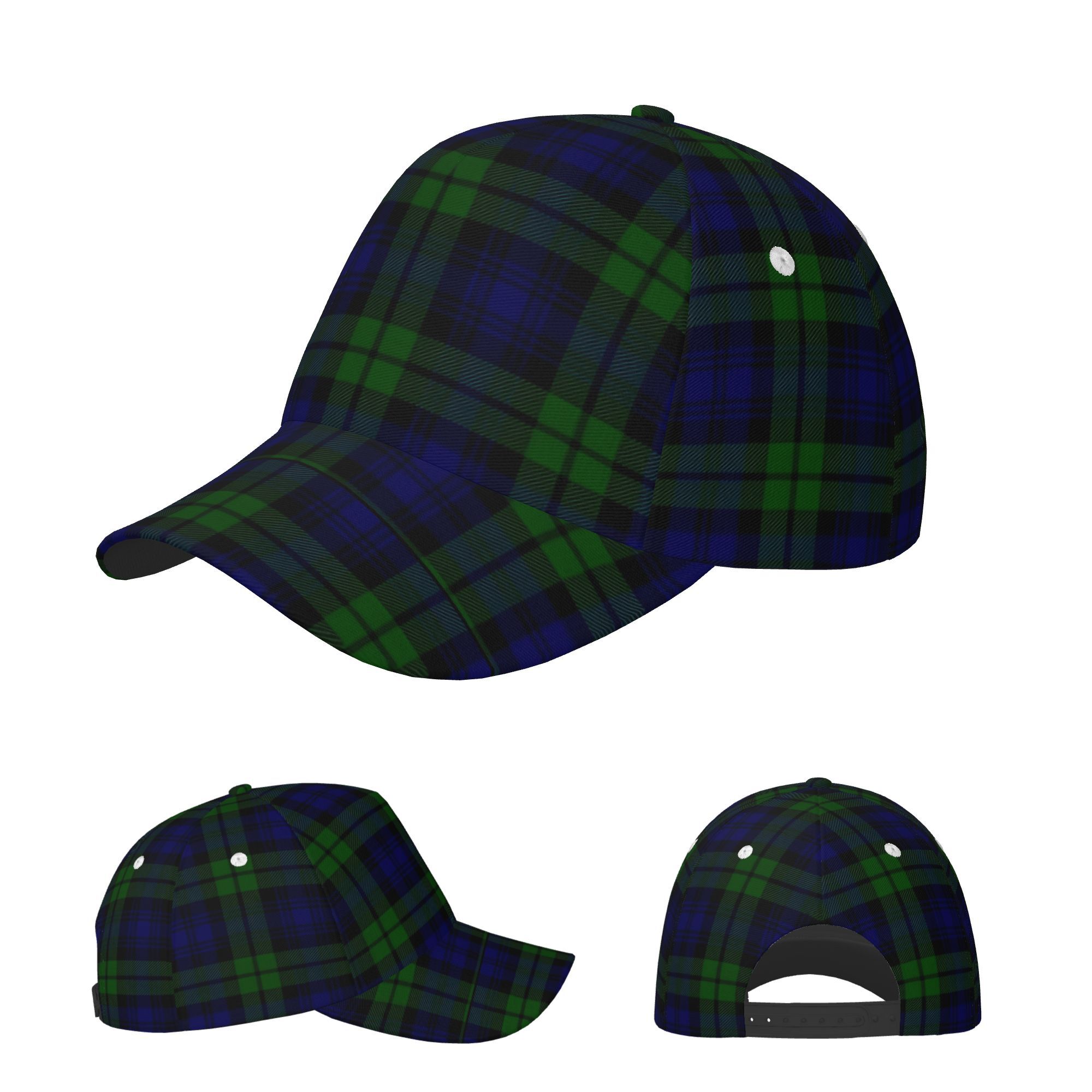 TEMU 1pc Clan Tartan Full Print Baseball Street Style Hip Hop Hat, Sports Outdoor Fishing Casual Hat, Sun Hat, Unisex Peaked Hat, Trucker Hat, Ideal