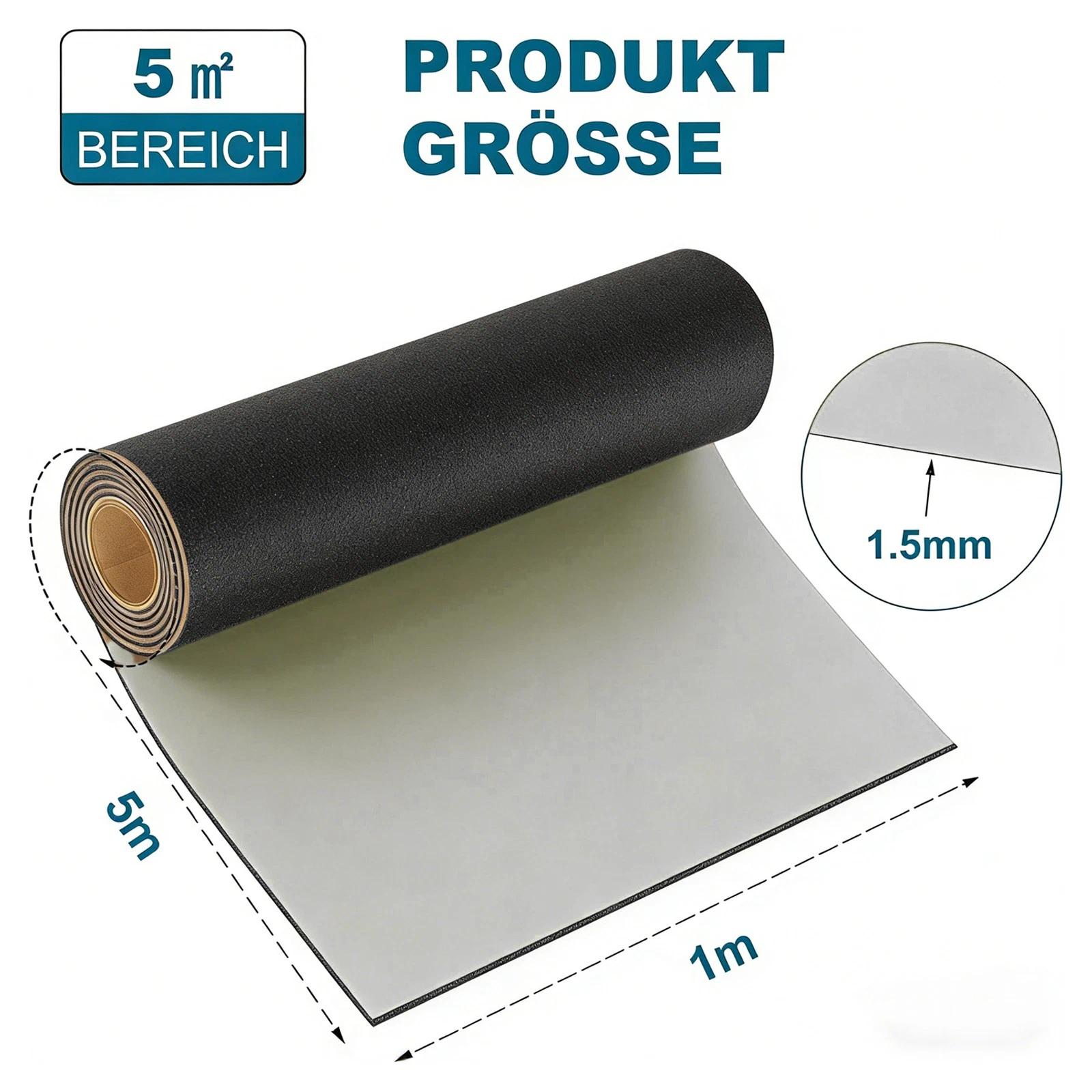 Image of Epdm Rubber Self-adhesive Roof Waterproofing Membrane, Built-in Adhesive Layer, Strong Toughness, Greenhouse Membrane Additions Membrane Suitable For Garden Houses, Equipment Rooms, And Carports