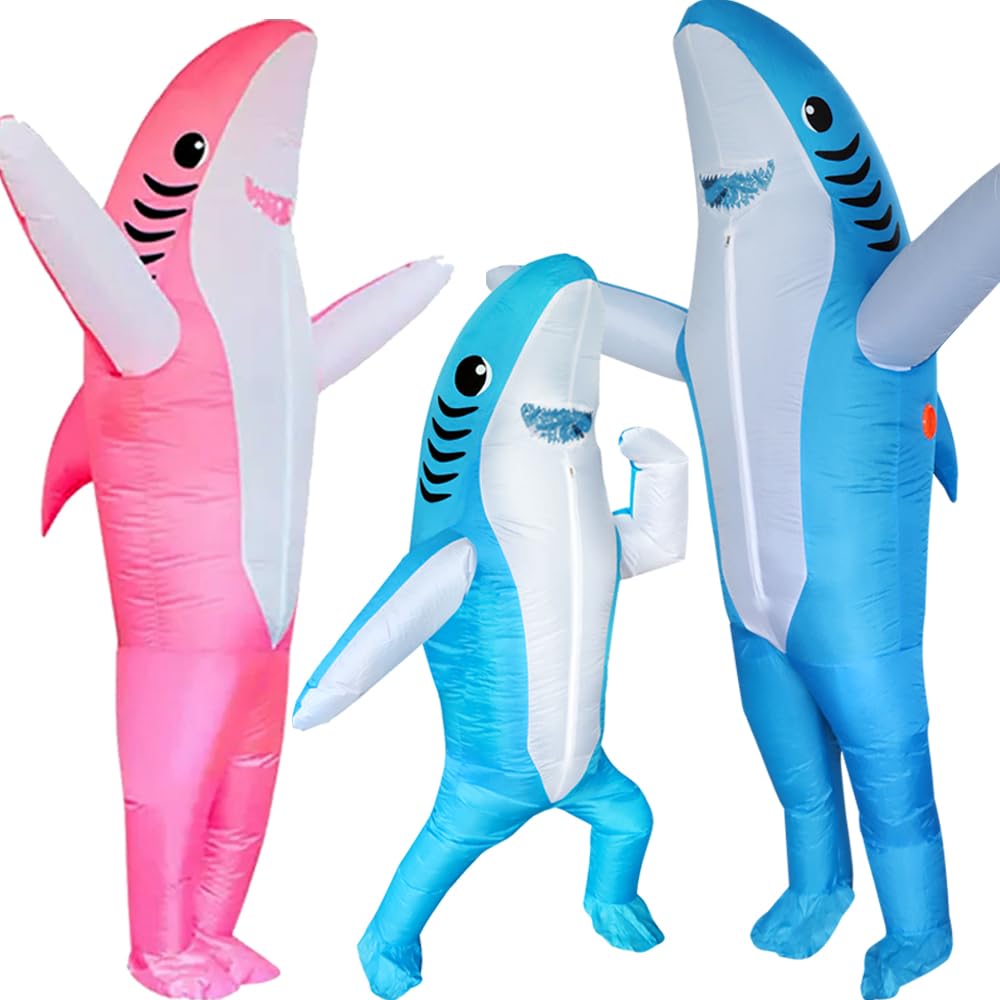 Family Inflatable Costume Adult Shark Costume - Funny Dress Party Costume For Adults