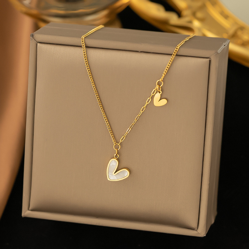 Image of 1pc Pendant Necklace Women, Retro Stainless Steel Jewelry, Suitable For Daily Wear/gifts