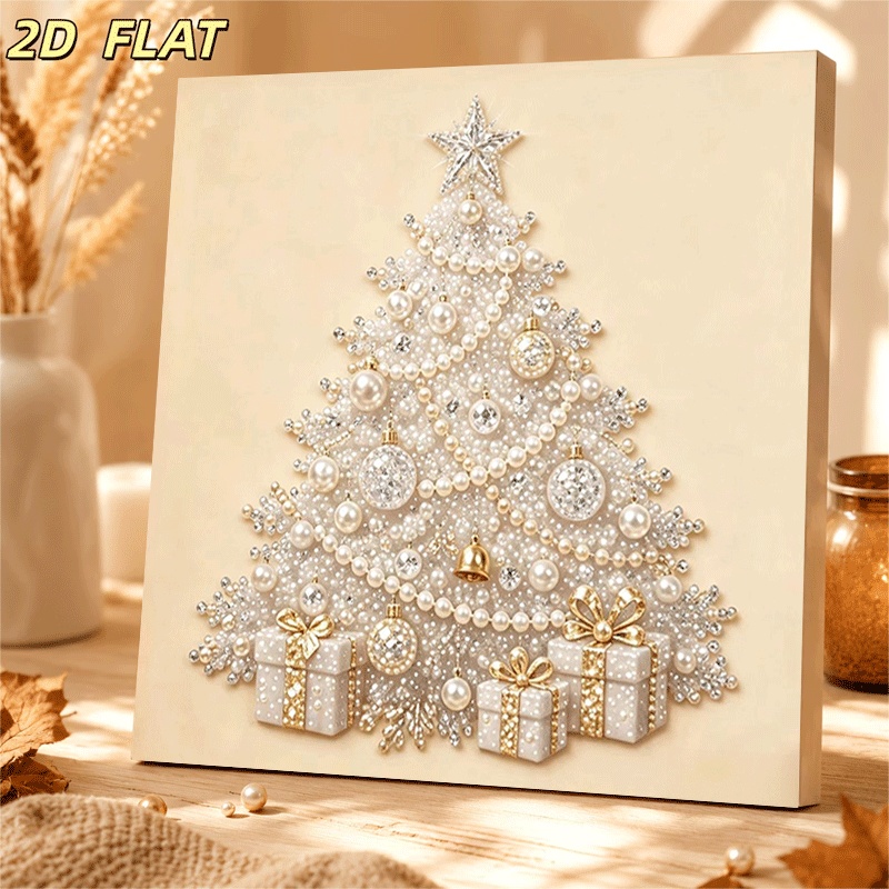 TEMU 2dflat Pearl Painting Set Features A 20x20 Cm Unframed Handcrafted Pearl Mosaic Artwork Decorating Bedrooms Art To Living Room Walls Or As A