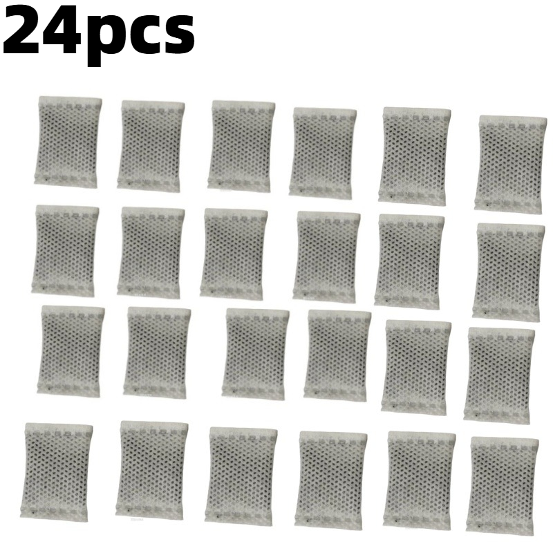 Image of 12/24pcs Of Activated Carbon Bags, High-quality Activated Carbon, Aquarium Filter Activated Carbon, Aquarium Filter Media, Water Purification Activated Carbon, Essential Product For Aquatic Filtration