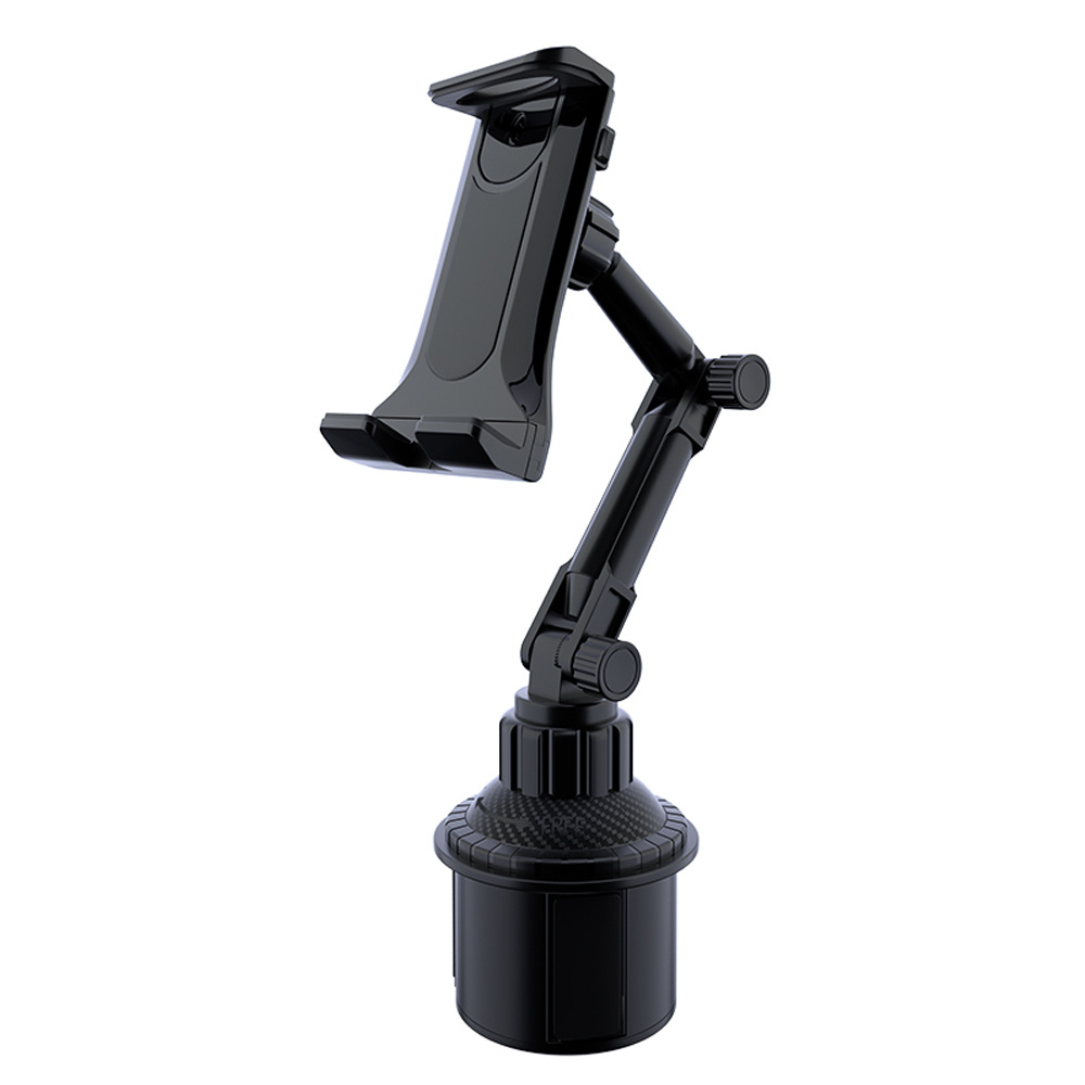 TEMU 360° Adjustable Car Cup Holder Mount For Tablets & Phones - Fit, Durable Abs,