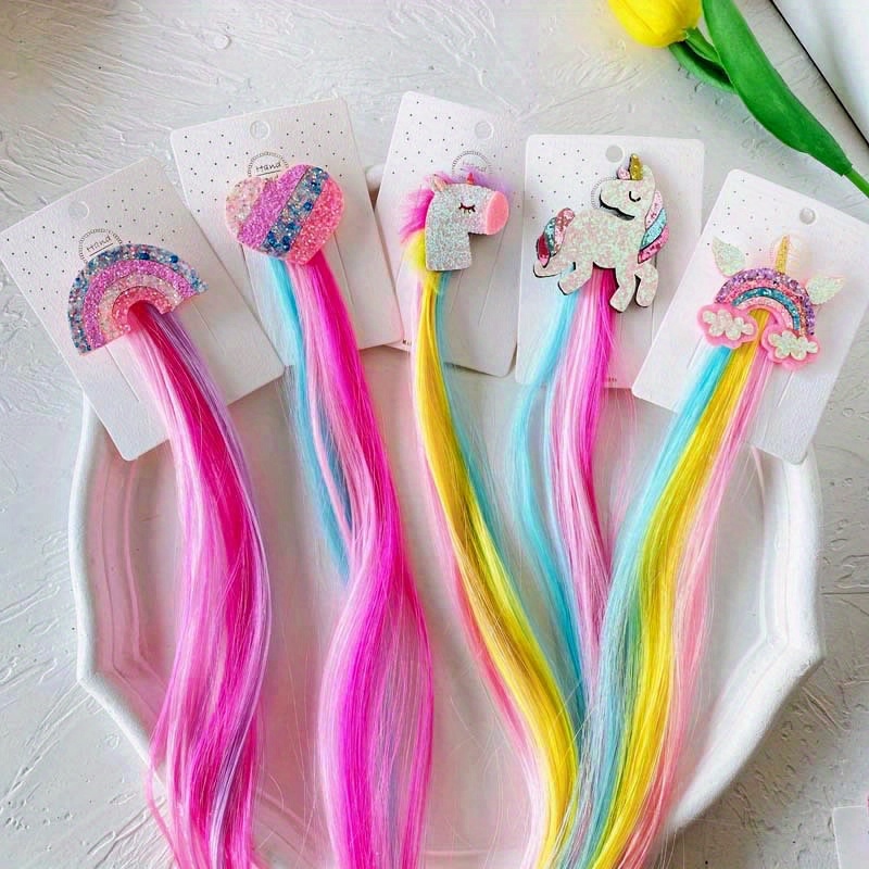 Coffret Licorne 14 Pièces Pour Fille – Sac, Collier, Bracelet, Anneau, Serre-tête, Pinces à Cheveux, Tatouages – Cadeau Anniversaire Enfant