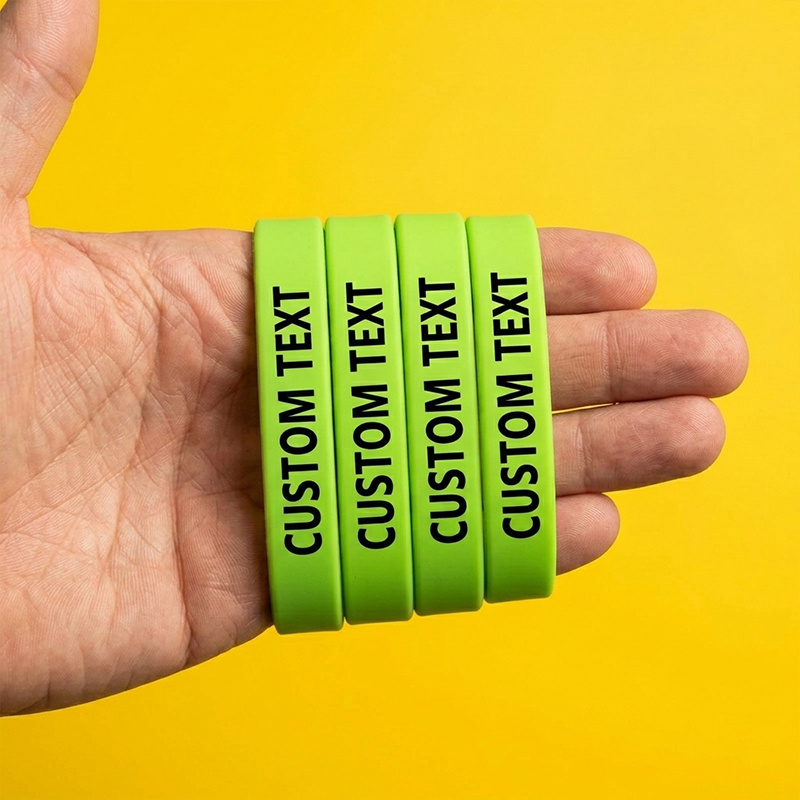 180pcs Custom Silicone Wristband Set, Personalised Gift