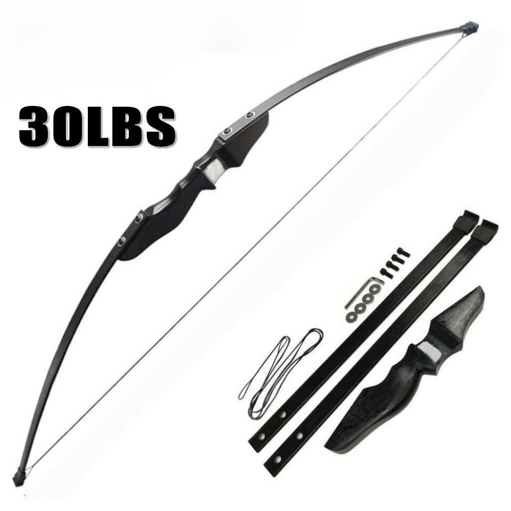 Arc Long Fait Main Arc Recourbé Traditionnel 53 Pouces Toparchery - 30/35/40/45 Lbs - Pour Chasse, Cible Et Tir équestre Arc équitation Gaucher Droitier