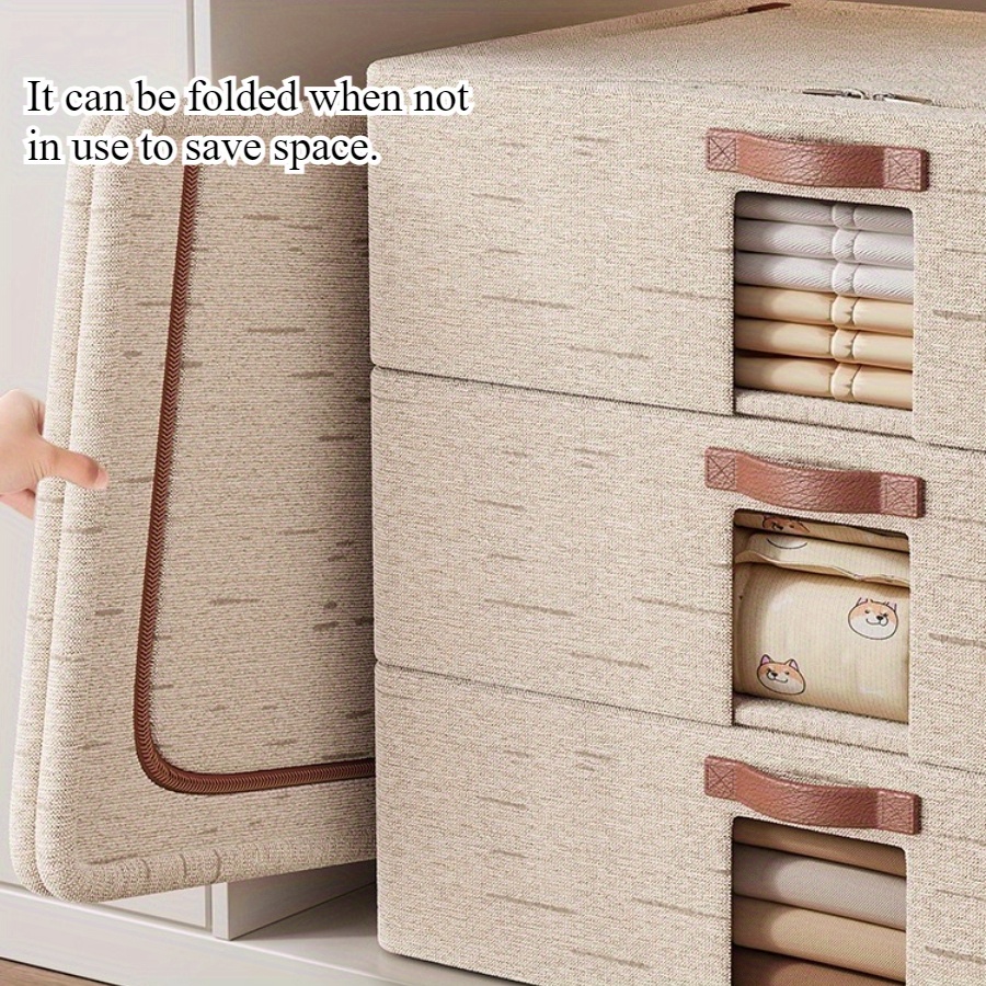 Premium Under-Bed Storage Bins with Wheels & Flip-Top Lid