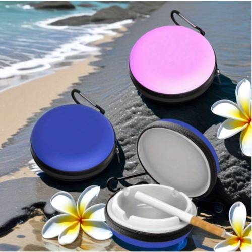 mini cendrier suspendu compact et au vent, collection , parfait pour le camping en voiture et un indispensable pour air
