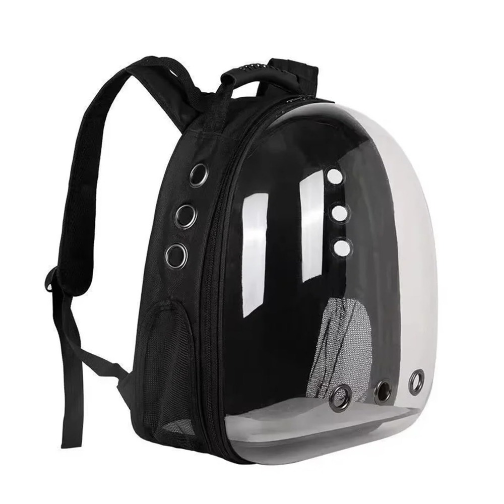 Image of 40×36×27cm Transparent Pet Backpack, 10kg Load Capacity, Breathable Cat And Dog Travel Carrier For Car And Outdoor Use