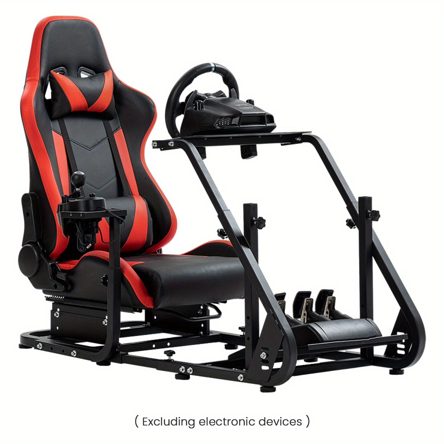 Racing Simulator Cockpit With Seat Fits For G29 T248, Sim Racing Cockpit Without Shifter & Wheel & Pedals