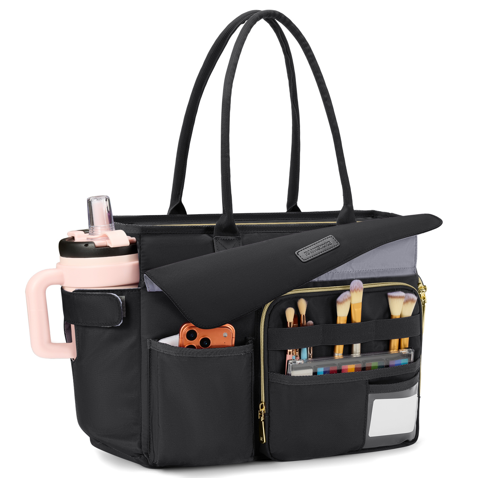 Rainsmore Women's Teacher' With Lunch Compartment, 15.6-inch Laptop Bag, Large Insulated Compartment, Work Bag For Office, College, And Travel, Tote Bag, Handbag