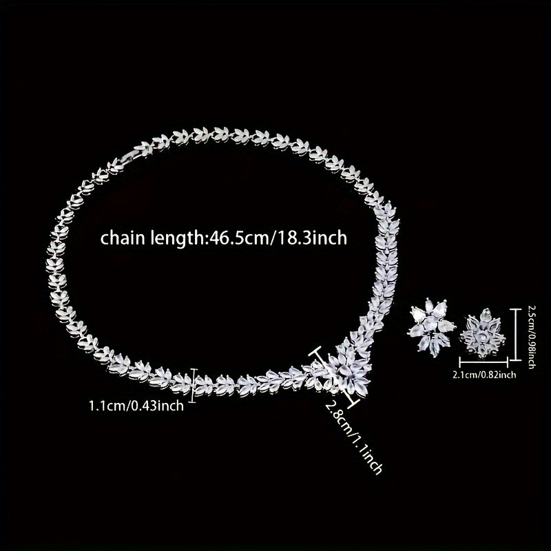 925 sterling silver moissanite necklace earrings luxurious vintage boho style ideal gift for girlfriend mothers day birthday wedding gift box included daily wear jewelry vintage boho style durable jewelry Product details 0