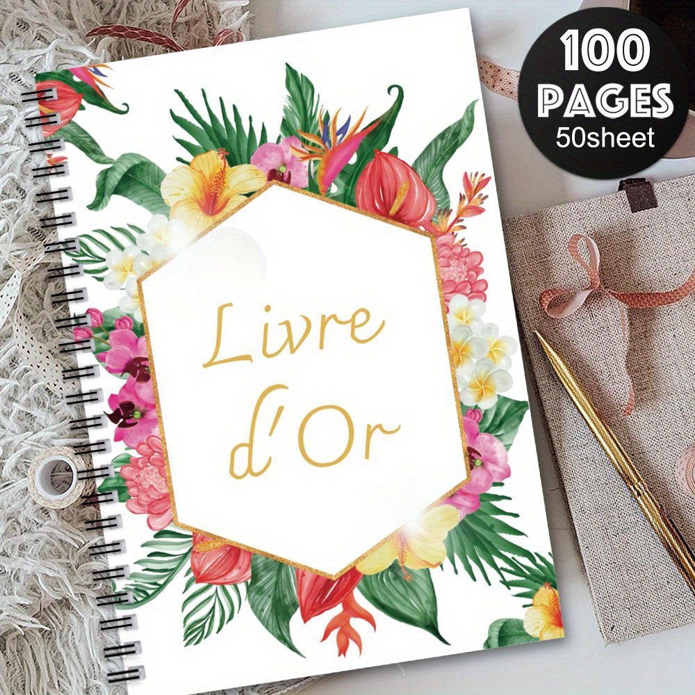 TEMU 1 'or de style français, sur le thème des fleurs pour des occasions . Il est conçu pour les messages de célébrations que les anniversaires,