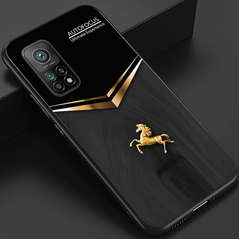 TEMU Case For Xiaomi Mi 10t Pro 5g Phone Case, Multiple Color And Pattern Stylish Glossy Glass Back Cover Gift