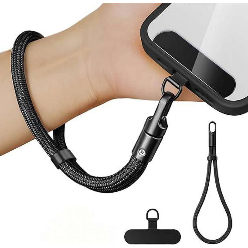TEMU Verstellbares Handy-Handgelenkband & Lanyard - Sicherer Halt, Rutschfest, Kompatibel mit Smartphones, Tablets, Kameras - für Freihändiges