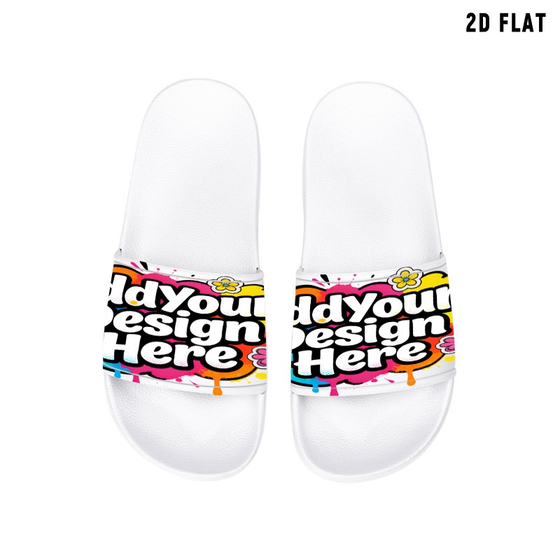 TEMU Custom Flat Summer Sandals For Men Woman With Your Personalized Design - Logo Photos Text, Lightweight, Shoes, Unisex, Couple's Shoes, Suitable