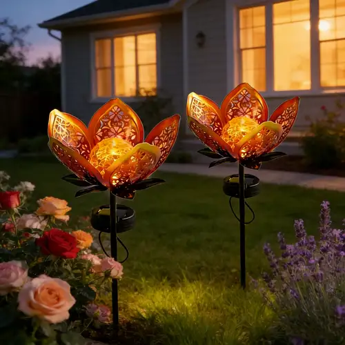 FIFlYing Solarleuchten Für Außen – 6er-Set, Warmweiß 3000K, IP65 Wasserdicht, Für Garten, Terrasse & Wege