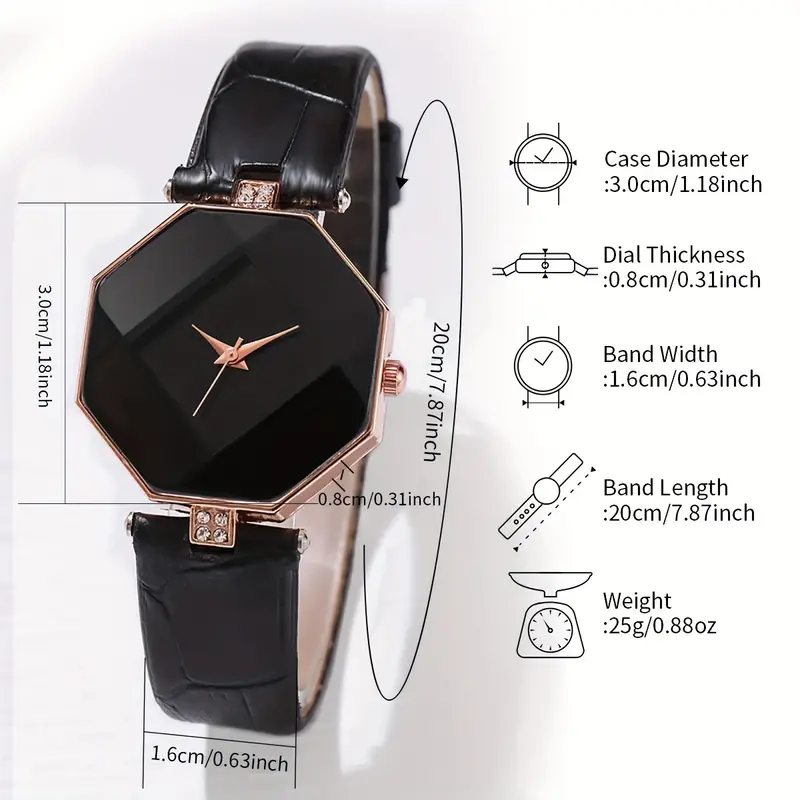 A Stylish And Elegant Quartz Watch for Women Paired with a Bracelet - The Perfect Gift for Her.