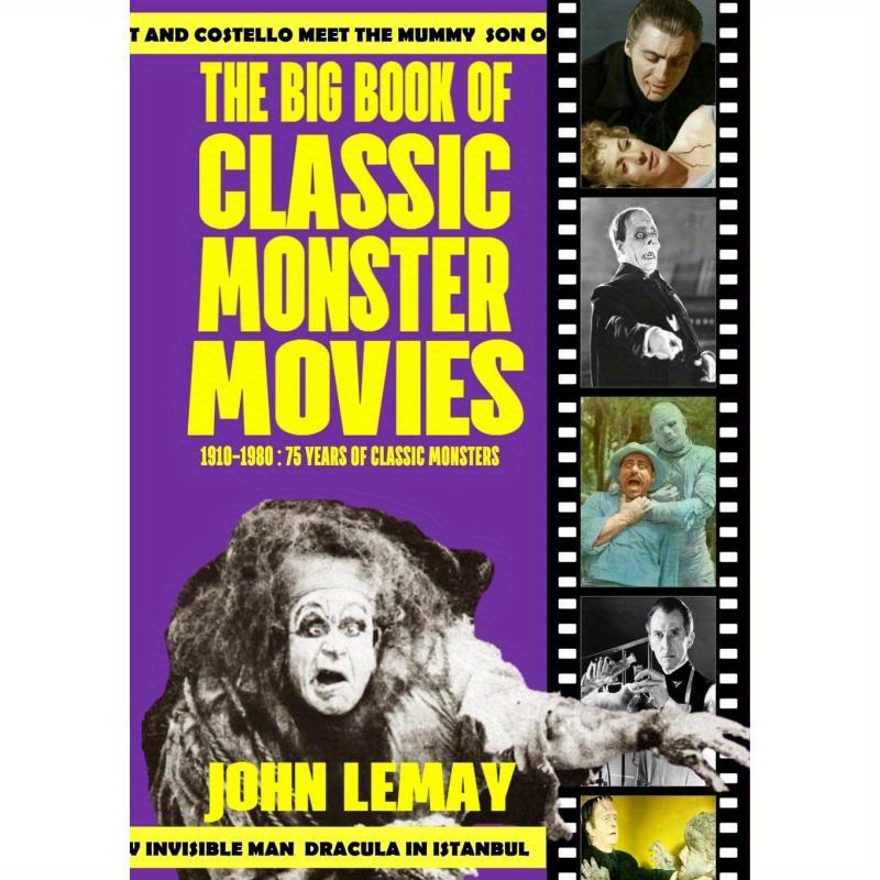 TEMU The Big Book Of Classic Monster Movies:70 Years Of Classic Monsters:1910-1980