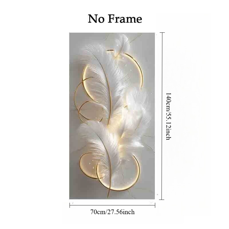 TEMU 2d Flat, 2d Flat, 2d Flat 1pc Large Wall Glossy Printed Artwork, Suitable For Living Rooms, Bedrooms, And Offices - Luxurious Oversized Canvas