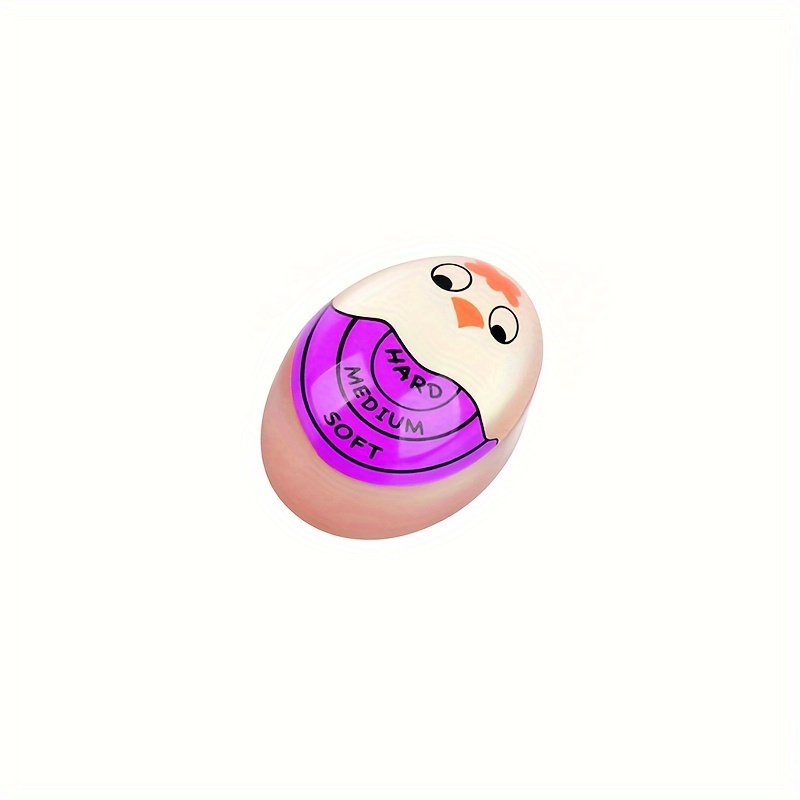 Purple Egg Timer, Transforming Egg Timer And Hard-boiled Egg Holder - Perfect For Soft-boiled And Hard-boiled Eggs, Safe And Fun, Easy To Read, No Guessing Required! Rv Gadget, Kitchen Accessory