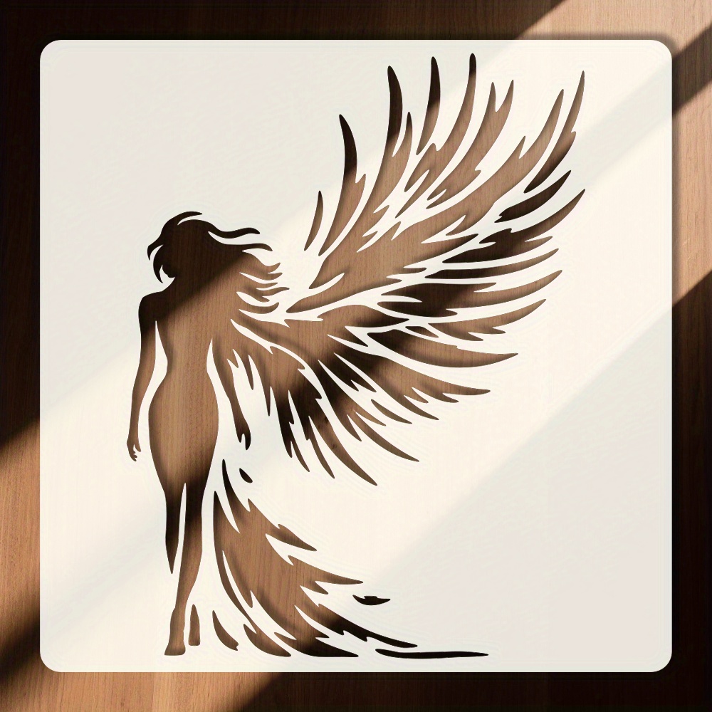 angel stencil sold on Temu United States, image size:1000x1000
