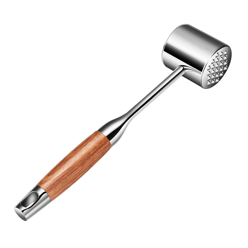 304 Stainless Steel Handle Meat Tenderizer, Household Steak Mallet, Kitchen Steak Tenderizing Hammer, Meat