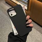 simple solid color anti fall and non slip mobile phone case suitable for iphone16 pro max15 14 plus 11 mobile phone protection cover