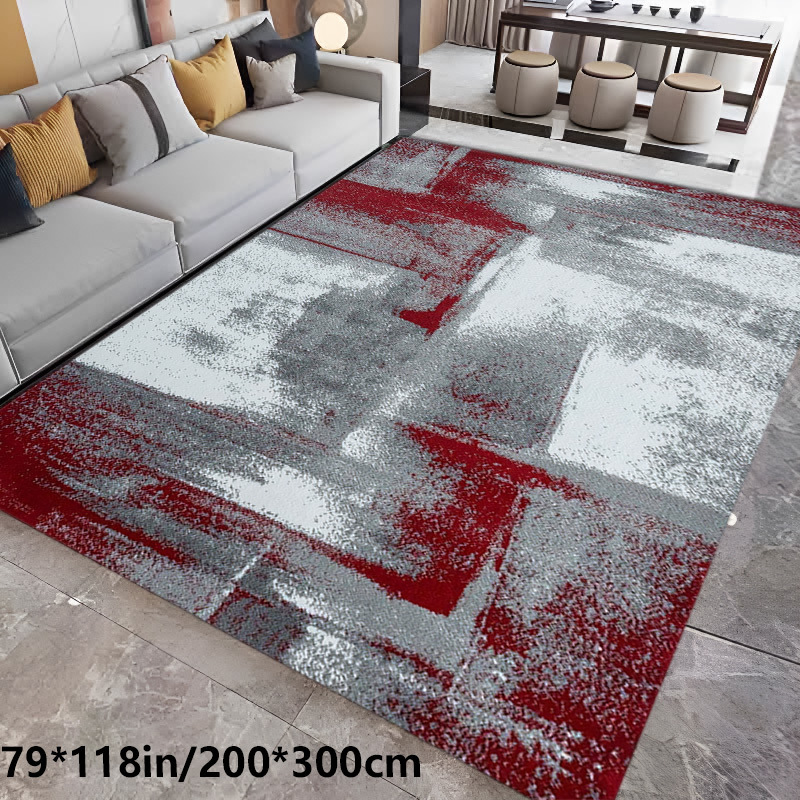 TEMU Golden Diamond Velvet   800g/m²   Anti-slip Dot Plastic Backing 1pc Christmas Decorative Area Rug, Modern Minimalist Style Rug, Anti-slip,