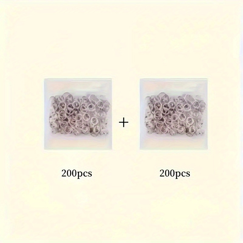 Image of 400pcs Metal Silvery Snap Buttons, Suitable For Sewing And Crafts, Open Claw Button Set, Suitable For Jeans, Fabric, Baby Clothes, Diy Projects, And Clothing Fasteners