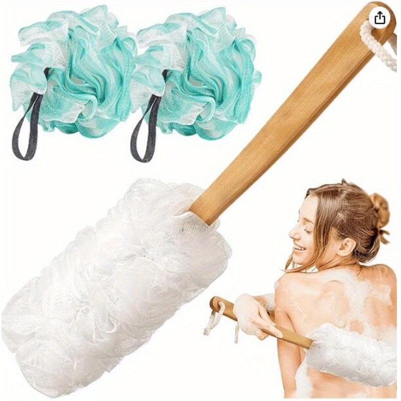 3pcs sponge sponge sponge set exfoliating mesh foam ball easy to clean and   for men and women body cleaning back rub tool Product details 1
