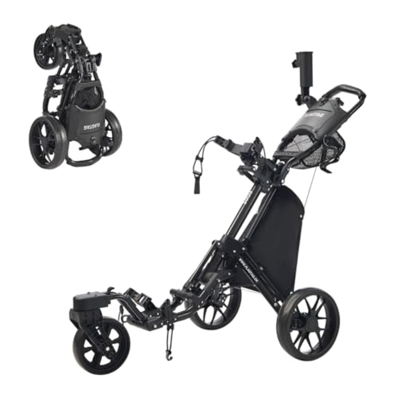 3 wheel push golf carts sold on Temu United States