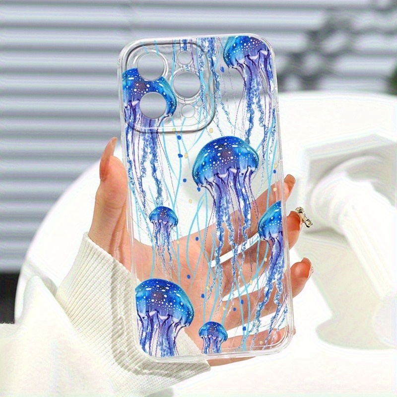 TEMU Phone Case: 1 Transparent Minimalist Tpu Soft Case With Precision Cutouts, Protective Cover Suitable For Iphone 16 15 14 13 12 Pro Series,