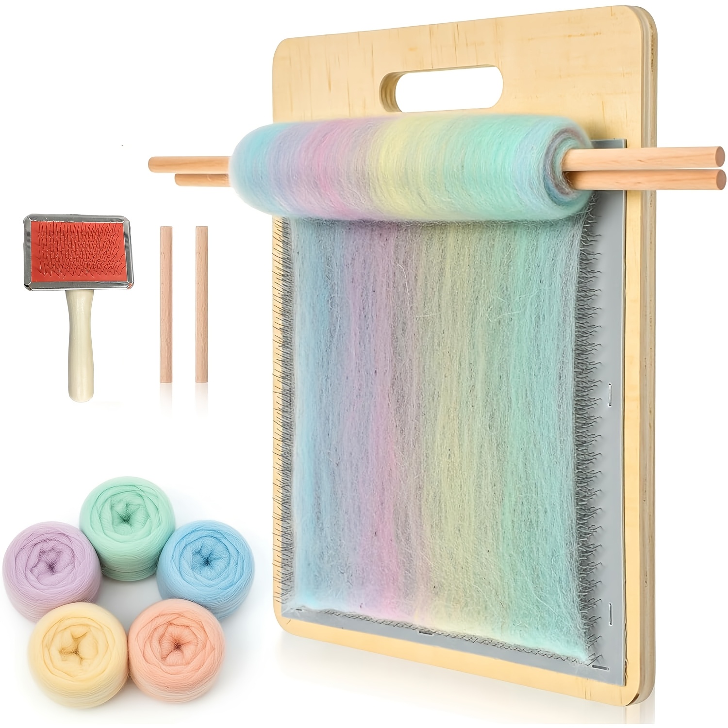 6pcs Wool Carding Brush Set for DIY Wool Craft