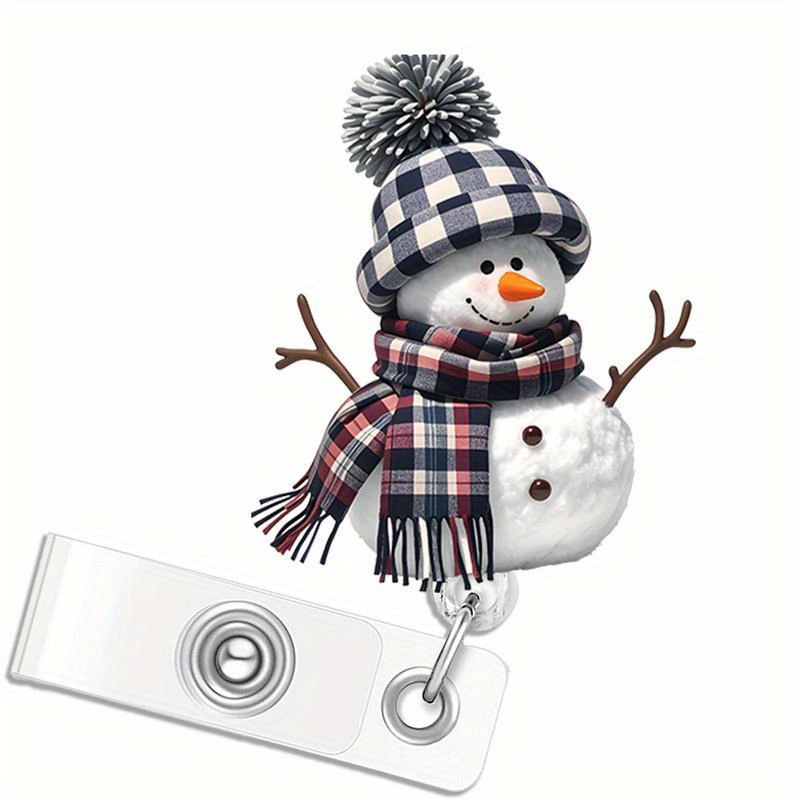 

1pc Christmas Snowman , Id , Fun And , For Nurses, Cnas, Doctors, Rns, , ,