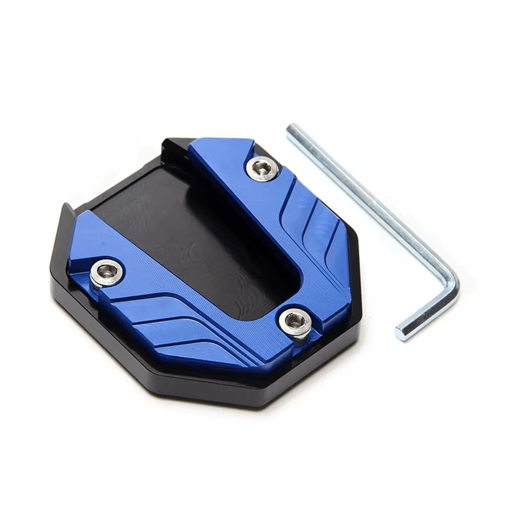 TEMU Extensiones para Scooter y Motocicleta: para el Pie, Placa de Soporte, Aleación de Aluminio, Extensor de Soporte Lateral para Motocicleta
