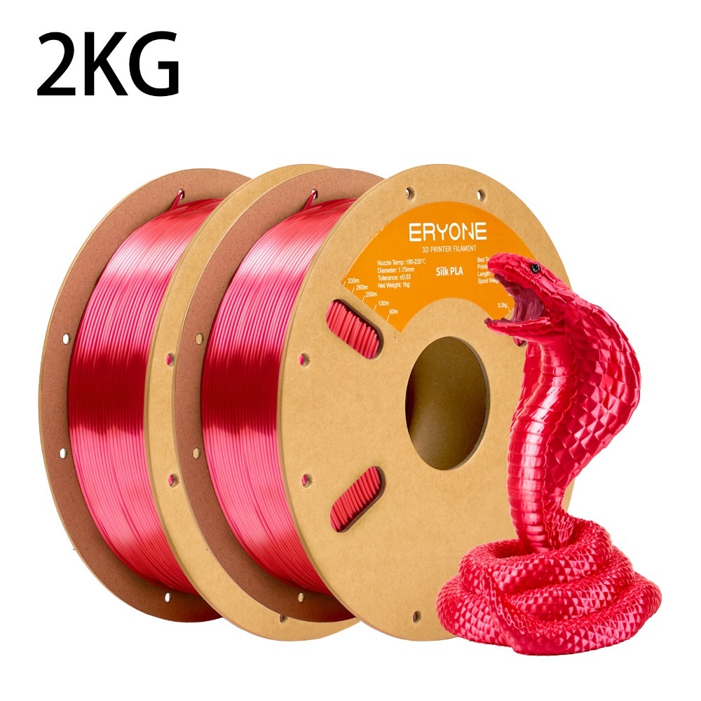 Image of 2 Rolls Eryone Pla- Filament For 3d Printer - High-purity Pla Suitable For 3d Printing, Compatible For Fff/fdm, Transition, Easy & Layer Bonding, For Hobbyists, Schools, Small Businesses