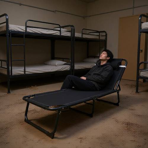 outdoor folding bed ideal for travelers and providing solid and durable portable item no xbc01688 a5pcscskk