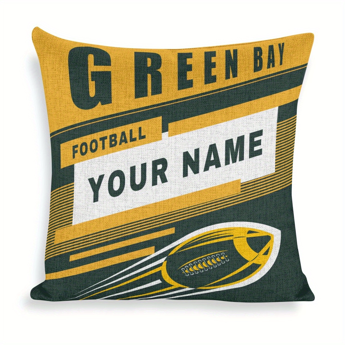 

Customizable Rugby Pillow - Home, Car, Office & More - Ideal Fans - Polyester, Machine Washable