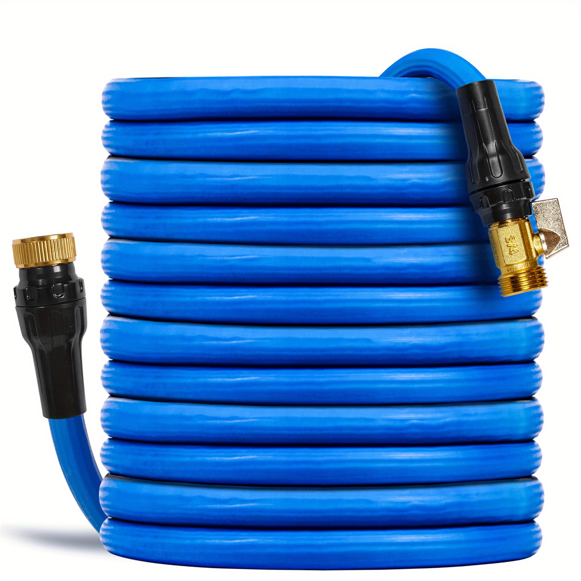 

Hose 50ft 100ft, 2024 New Patented Hose 3- , Reusable 3/ 4" Brass , -, , For Watering And Washing ()